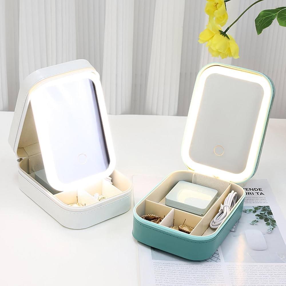 Makeup Storage Box With LED Light